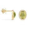 Diamond Point Geelgouden Oorsieraden|Oorsieraden Met Kleurstenen<Geelgouden oorsieraden, 1.90 ct peridoot, Little Drops