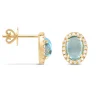 Diamond Point Geelgouden Oorsieraden|Oorsieraden Met Kleurstenen<Geelgouden oorsieraden, 3.78 ct topaas, Little Drops