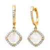 Diamond Point Geelgouden Oorsieraden|Oorsieraden Met Kleurstenen<Geelgouden oorsieraden, 3.88 ct witte topaas, Fiësta