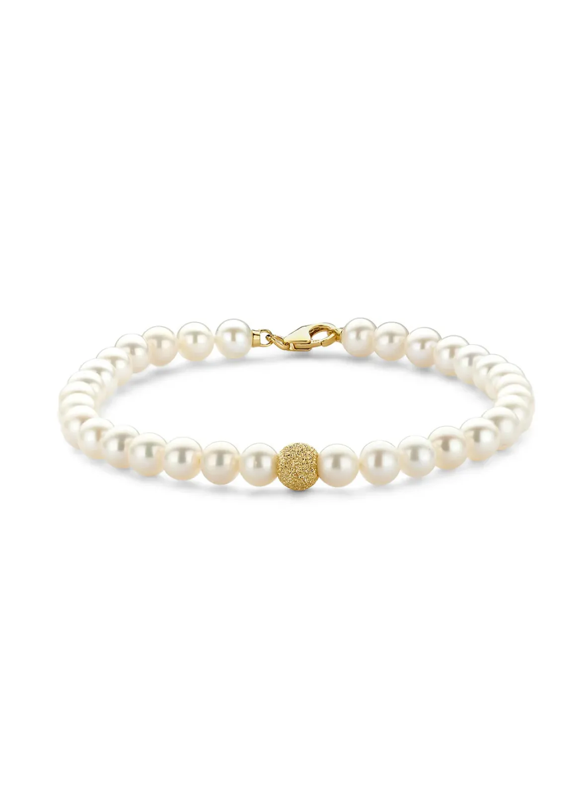 Diamond Point Geelgouden Armbanden|Parel Armbanden<Geelgouden parelarmband Rivièra