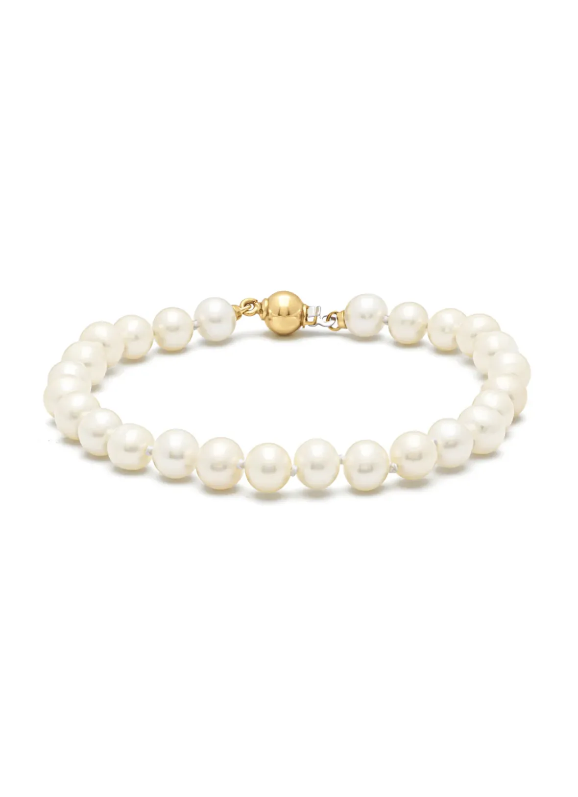Diamond Point Geelgouden Armbanden|Parel Armbanden<Geelgouden parelarmband Rivièra