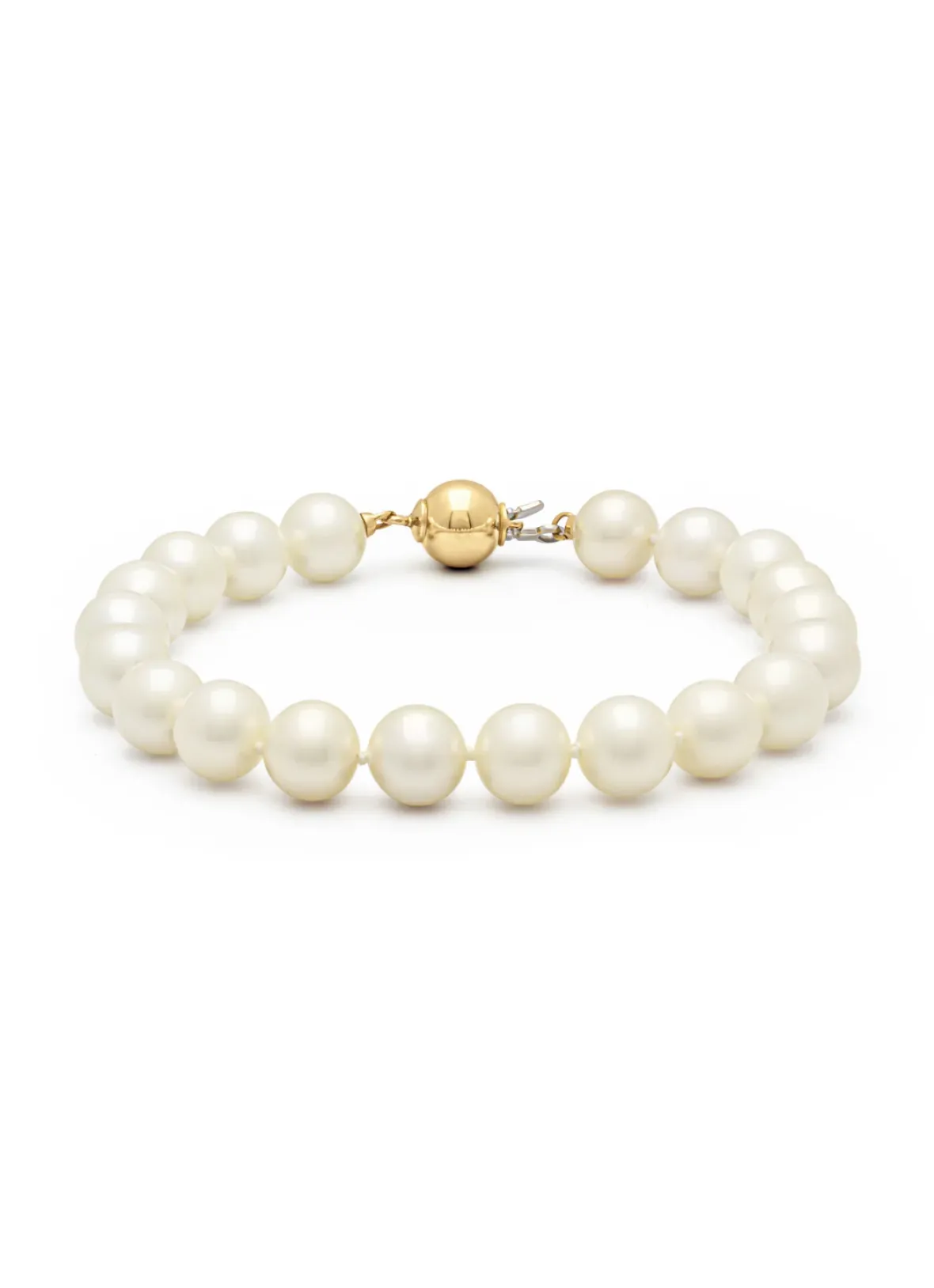 Diamond Point Geelgouden Armbanden|Parel Armbanden<Geelgouden parelarmband Rivièra