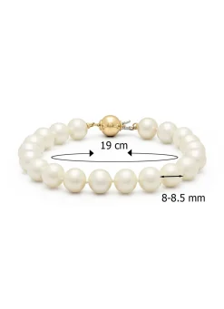 Diamond Point Geelgouden Armbanden|Parel Armbanden<Geelgouden parelarmband Rivièra