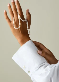Diamond Point Geelgouden Armbanden|Parel Armbanden<Geelgouden parelarmband Rivièra
