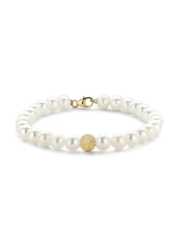 Diamond Point Geelgouden Armbanden|Parel Armbanden<Geelgouden parelarmband Rivièra