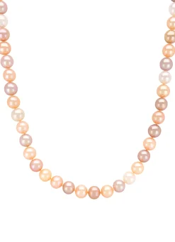 Diamond Point Geelgouden Colliers|Parelkettingen<Geelgouden parelketting Rivièra
