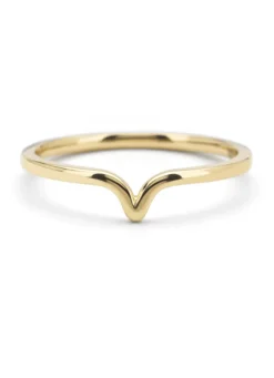 Diamond Point Geelgouden Ringen|Fijne Ringen<Geelgouden ring Cosmic