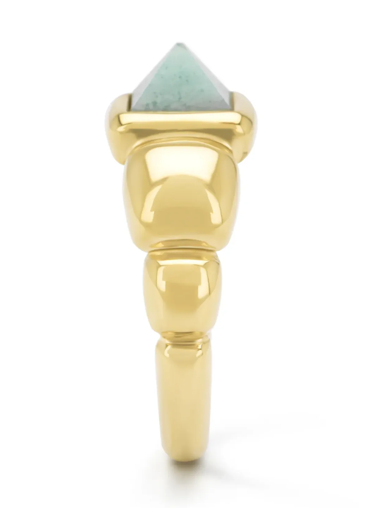 Diamond Point Geelgouden Ringen|Ringen Met Kleurstenen<Geelgouden ring, 1.00 ct amazoniet, Gallery