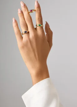 Diamond Point Geelgouden Ringen|Ringen Met Kleurstenen<Geelgouden ring, 0.47 ct blauwe saffier, BOLD