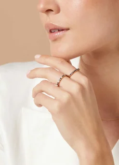 Diamond Point Geelgouden Ringen|Ringen Met Kleurstenen<Geelgouden ring, 0.22 ct blauwe saffier, Ensemble