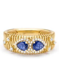 Diamond Point Geelgouden Ringen|Ringen Met Kleurstenen<Geelgouden ring, 0.70 ct blauwe saffier, Gallery