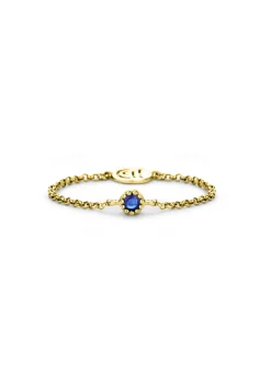 Diamond Point Geelgouden Ringen|Ringen Met Kleurstenen<Geelgouden ring, 0.05 ct blauwe saffier, Joy