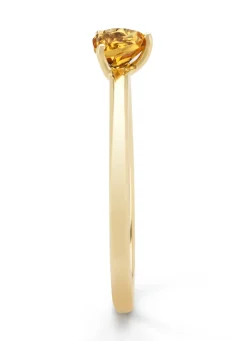 Diamond Point Geelgouden Ringen|Ringen Met Kleurstenen<Geelgouden ring, 0.22 ct citrien, Joy