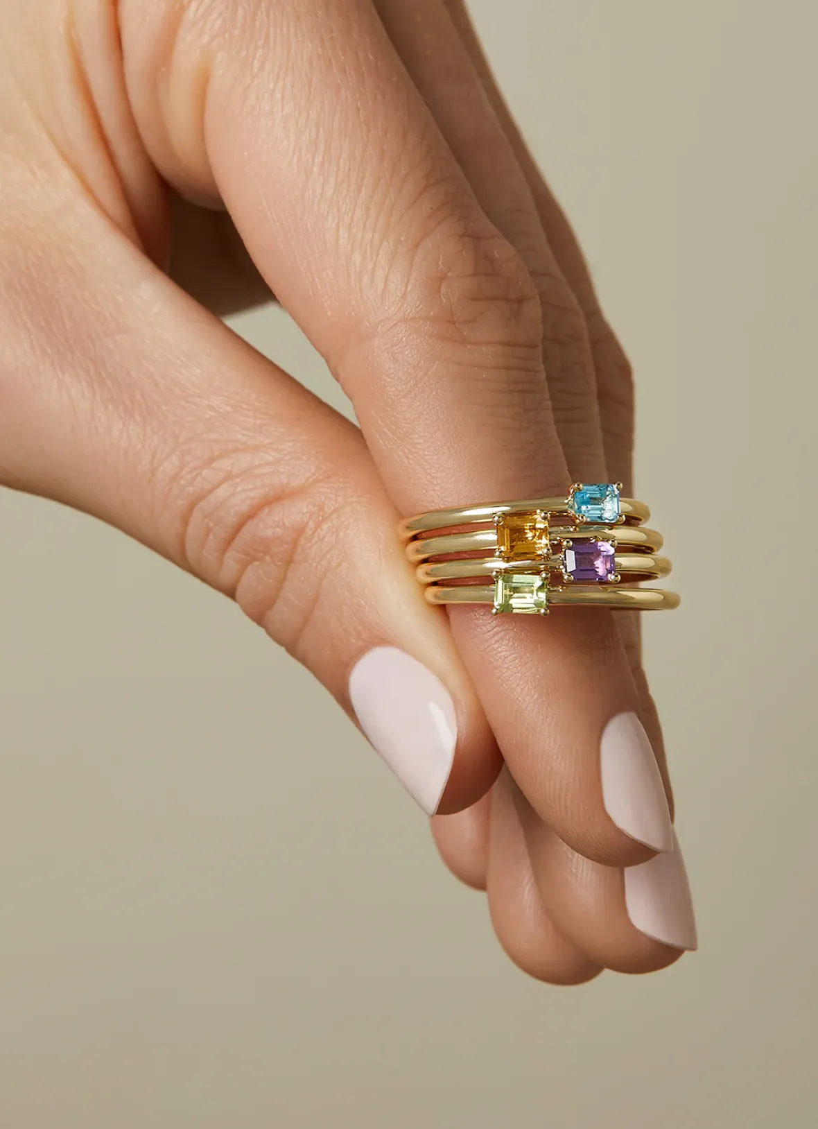 Diamond Point Geelgouden Ringen|Ringen Met Kleurstenen<Geelgouden ring, 0.18 ct citrien, Joy