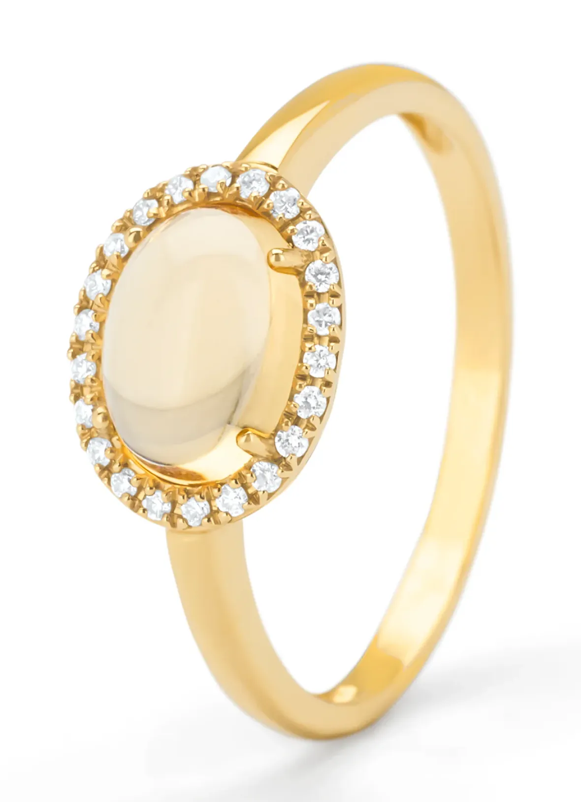 Diamond Point Geelgouden Ringen|Ringen Met Kleurstenen<Geelgouden ring, 1.23 ct citrien, Little Drops