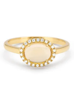 Diamond Point Geelgouden Ringen|Ringen Met Kleurstenen<Geelgouden ring, 1.23 ct citrien, Little Drops
