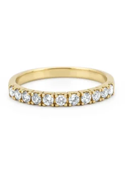 Diamond Point Geelgouden Ringen|Diamanten Ringen<Geelgouden ring, 0.39 ct diamant, Ensemble