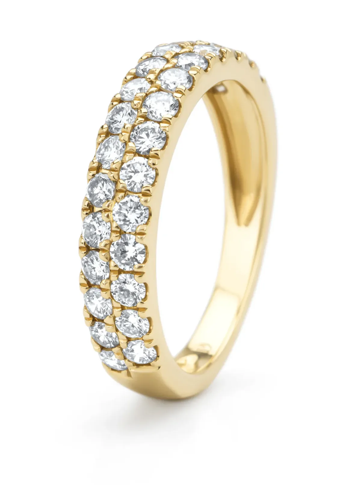 Diamond Point Geelgouden Ringen|Diamanten Ringen<Geelgouden ring, 0.98 ct diamant, Ensemble