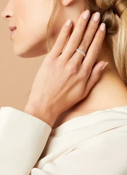 Diamond Point Geelgouden Ringen|Diamanten Ringen<Geelgouden ring, 0.98 ct diamant, Ensemble