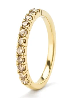 Diamond Point Geelgouden Ringen|Diamanten Ringen<Geelgouden ring, 0.41 ct diamant, Ensemble