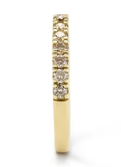 Diamond Point Geelgouden Ringen|Diamanten Ringen<Geelgouden ring, 0.41 ct diamant, Ensemble