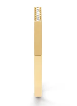 Diamond Point Geelgouden Ringen|Diamanten Ringen<Geelgouden ring, 0.03 ct diamant, Ensemble