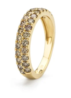 Diamond Point Geelgouden Ringen|Diamanten Ringen<Geelgouden ring, 0.98 ct diamant, Ensemble