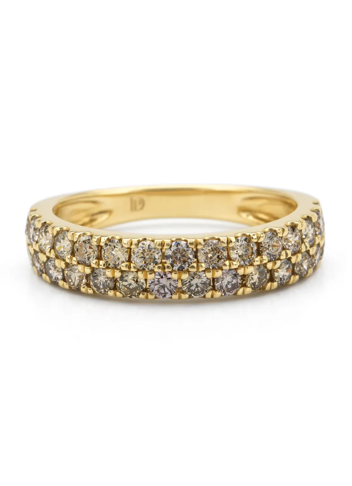 Diamond Point Geelgouden Ringen|Diamanten Ringen<Geelgouden ring, 0.98 ct diamant, Ensemble