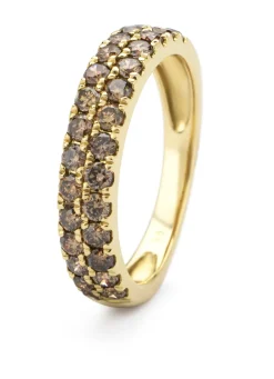Diamond Point Geelgouden Ringen|Diamanten Ringen<Geelgouden ring, 1.04 ct diamant, Ensemble