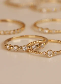 Diamond Point Geelgouden Ringen|Diamanten Ringen<Geelgouden ring, 0.17 ct diamant, Joy