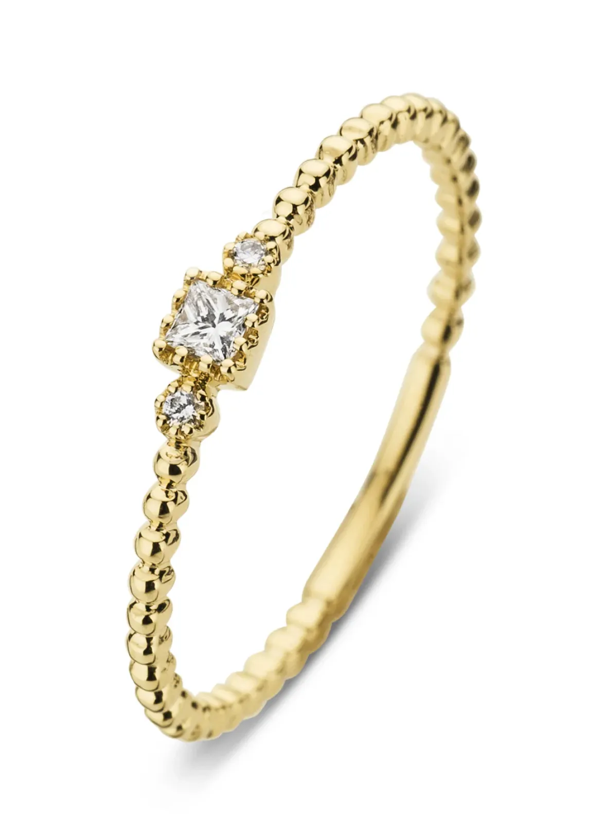 Diamond Point Geelgouden Ringen|Diamanten Ringen<Geelgouden ring, 0.07 ct diamant, Joy