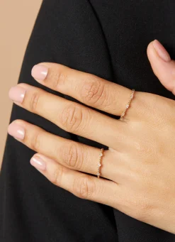 Diamond Point Geelgouden Ringen|Diamanten Ringen<Geelgouden ring, 0.07 ct diamant, Joy