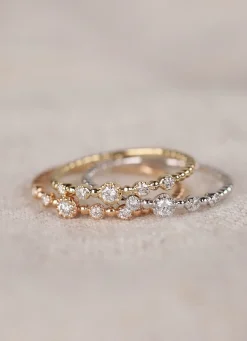 Diamond Point Geelgouden Ringen|Diamanten Ringen<Geelgouden ring, 0.07 ct diamant, Joy