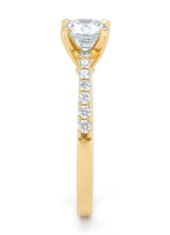 Diamond Point Geelgouden Ringen<Geelgouden ring, 1.25 ct diamant, Solitair