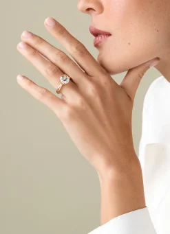 Diamond Point Geelgouden Ringen|Diamanten Ringen<Geelgouden ring, 3.28 ct diamant, Solitair