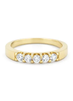 Diamond Point Geelgouden Ringen|Diamanten Ringen<Geelgouden ring, 0.35 ct diamant, Wedding