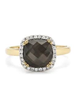 Diamond Point Geelgouden Ringen|Ringen Met Kleurstenen<Geelgouden ring, 2.08 ct kwarts, Fiësta