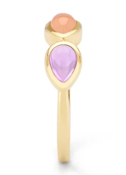 Diamond Point Geelgouden Ringen|Ringen Met Kleurstenen<Geelgouden ring, 0.47 ct kwarts, Little Drops