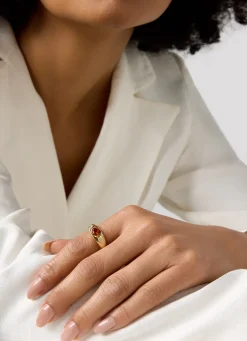 Diamond Point Geelgouden Ringen|Ringen Met Kleurstenen<Geelgouden ring, 1.01 ct madeira citrien, BOLD