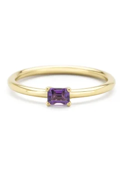 Diamond Point Geelgouden Ringen|Ringen Met Kleurstenen<Geelgouden ring, 0.21 ct paarse amethist, Joy