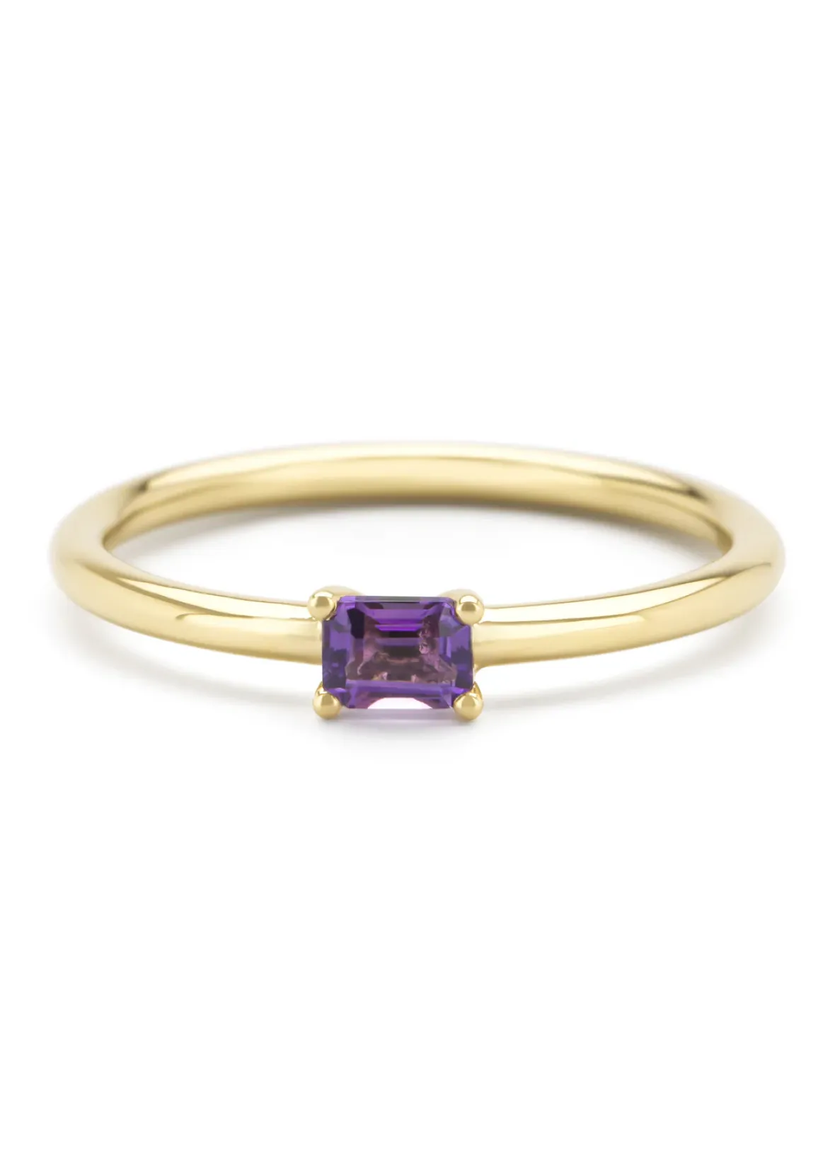 Diamond Point Geelgouden Ringen|Ringen Met Kleurstenen<Geelgouden ring, 0.21 ct paarse amethist, Joy