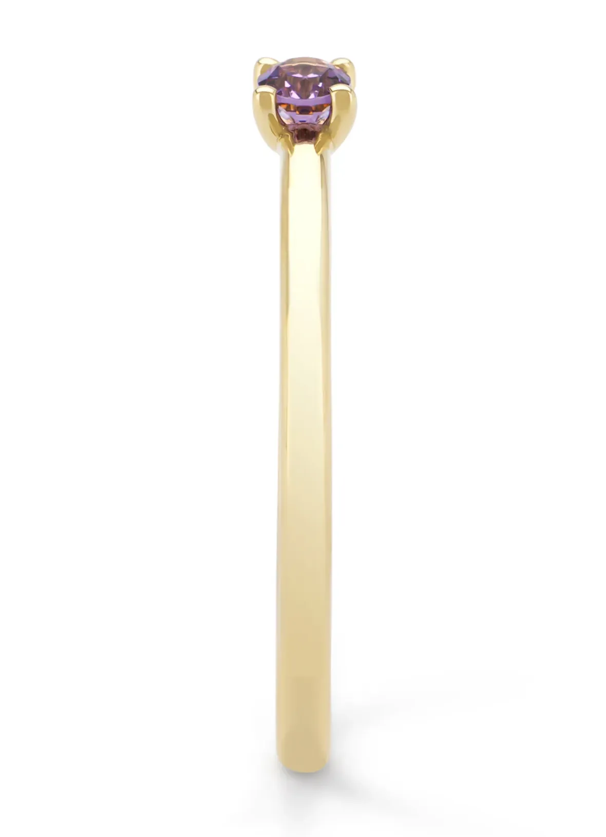 Diamond Point Geelgouden Ringen|Ringen Met Kleurstenen<Geelgouden ring, 0.14 ct paarse amethist, Joy