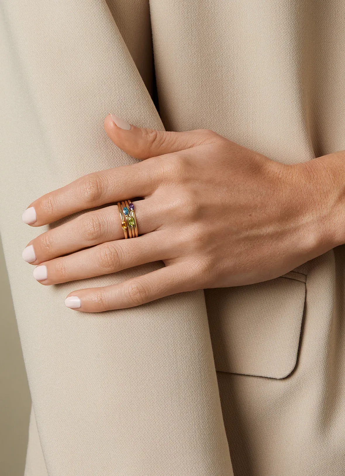 Diamond Point Geelgouden Ringen|Ringen Met Kleurstenen<Geelgouden ring, 0.11 ct paarse amethist, Joy