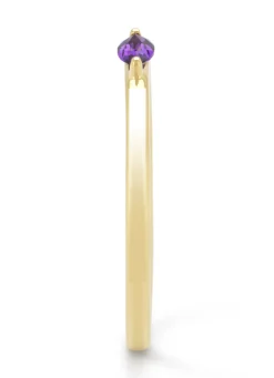 Diamond Point Geelgouden Ringen|Ringen Met Kleurstenen<Geelgouden ring, 0.11 ct paarse amethist, Joy