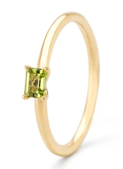 Diamond Point Geelgouden Ringen|Ringen Met Kleurstenen<Geelgouden ring, 0.21 ct peridoot, Joy