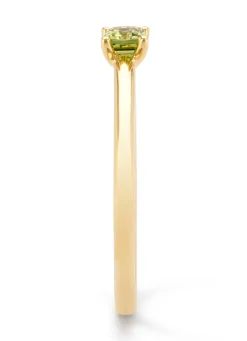 Diamond Point Geelgouden Ringen|Ringen Met Kleurstenen<Geelgouden ring, 0.21 ct peridoot, Joy