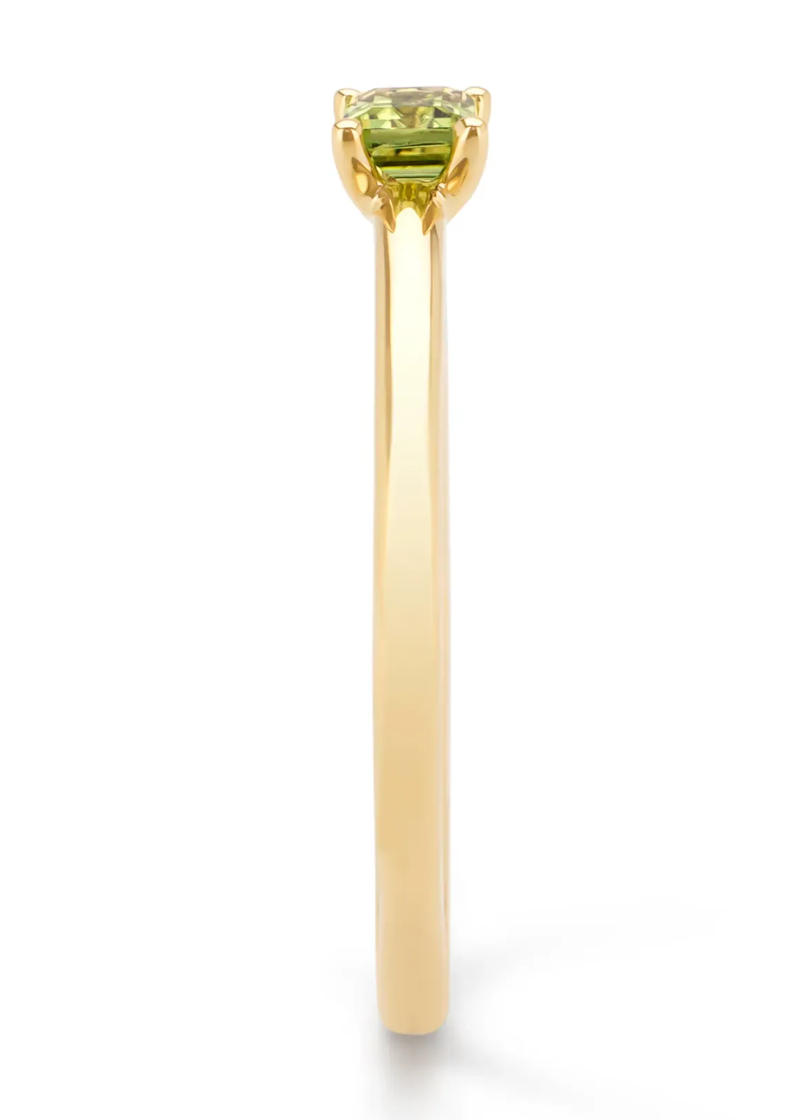 Diamond Point Geelgouden Ringen|Ringen Met Kleurstenen<Geelgouden ring, 0.21 ct peridoot, Joy