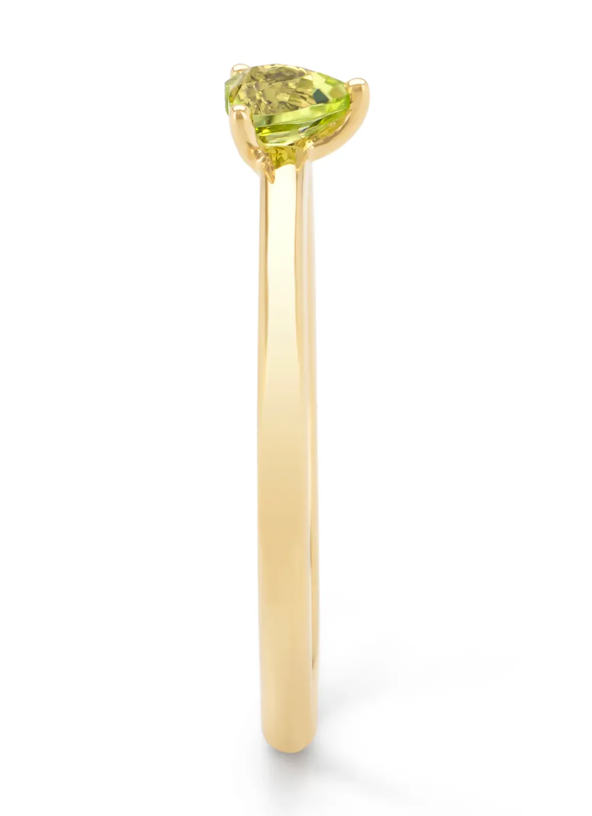 Diamond Point Geelgouden Ringen|Ringen Met Kleurstenen<Geelgouden ring, 0.26 ct peridoot, Joy
