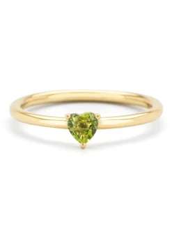 Diamond Point Geelgouden Ringen|Ringen Met Kleurstenen<Geelgouden ring, 0.26 ct peridoot, Joy