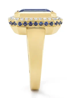 Diamond Point Geelgouden Ringen|Ringen Met Kleurstenen<Geelgouden ring, 5.01 ct tanzaniet, Gallery